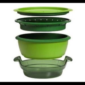how to use tupperware vegetable steamer